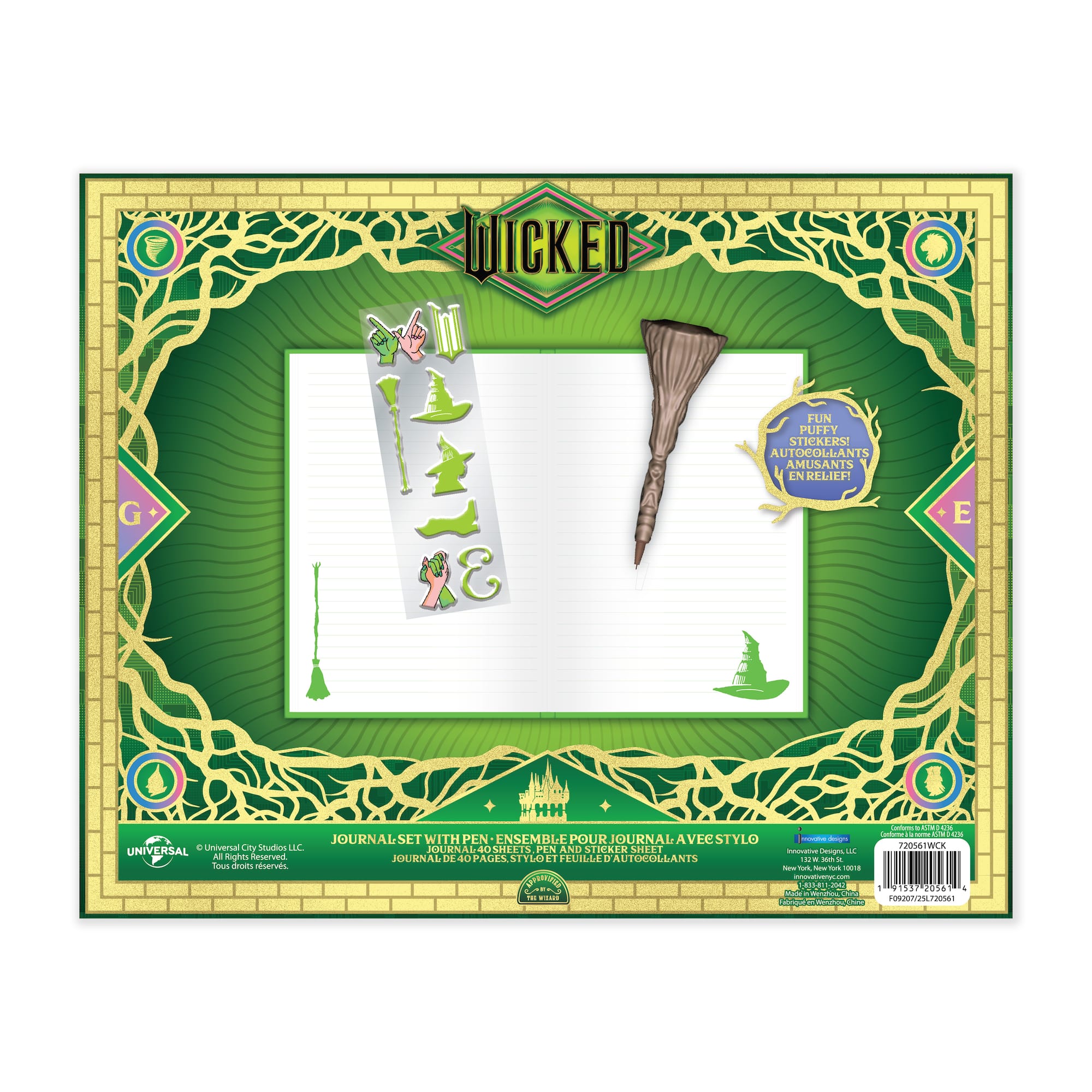 Wicked Elphaba Journal Set